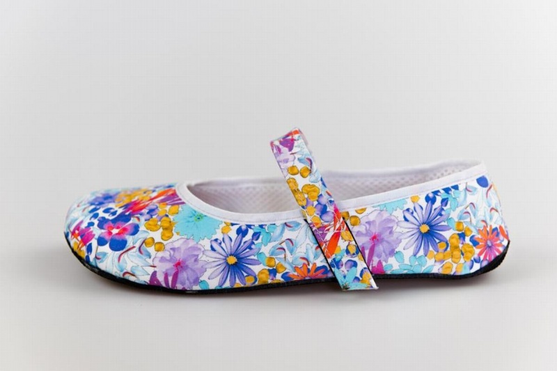 Dámské Baleríny Ahinsa Ananda Floral Barefoot Viacfarebný | DDE2618BQ