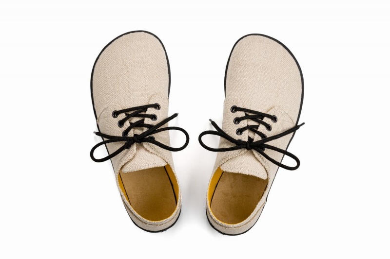 Dámské Boty Casual Ahinsa Bindu 2 Hemp Barefoot Béžový | MIW4056ZH