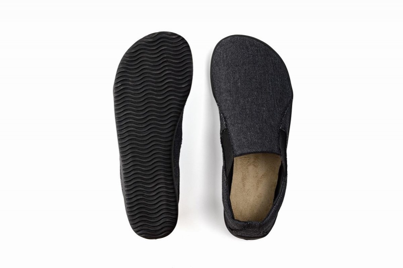 Dámské Slip On Tenisky Ahinsa Recycled Barefoot Tmavě Šedé | XII7036HQ