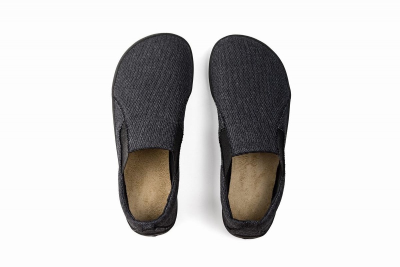 Dámské Slip On Tenisky Ahinsa Recycled Barefoot Tmavě Šedé | XII7036HQ