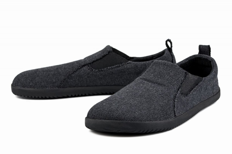 Dámské Slip On Tenisky Ahinsa Recycled Barefoot Tmavě Šedé | XII7036HQ