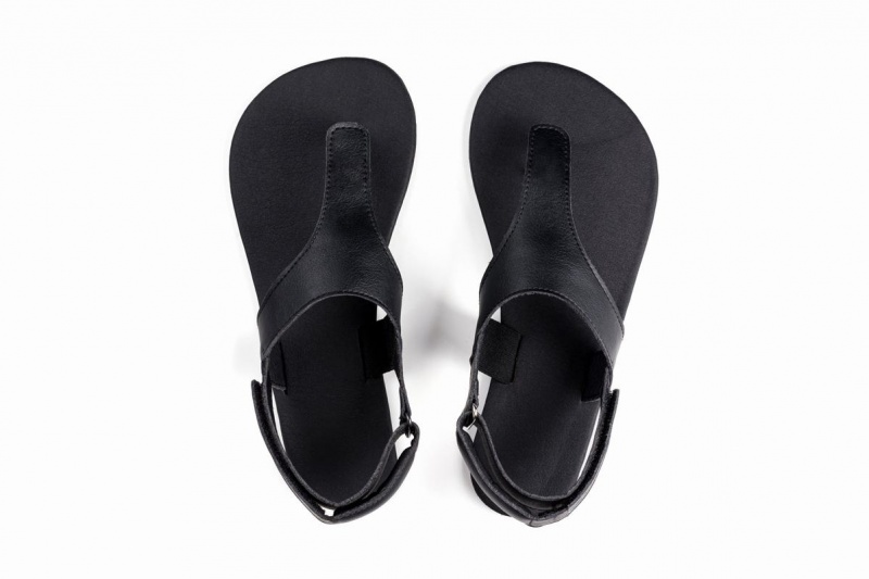 Pánské Sandály Ahinsa Simple Barefoot Černé | WMM6440DX