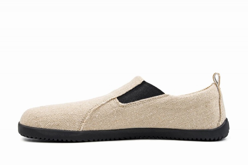 Pánské Slip On Tenisky Ahinsa Hemp Barefoot Béžový | UOA9473QD