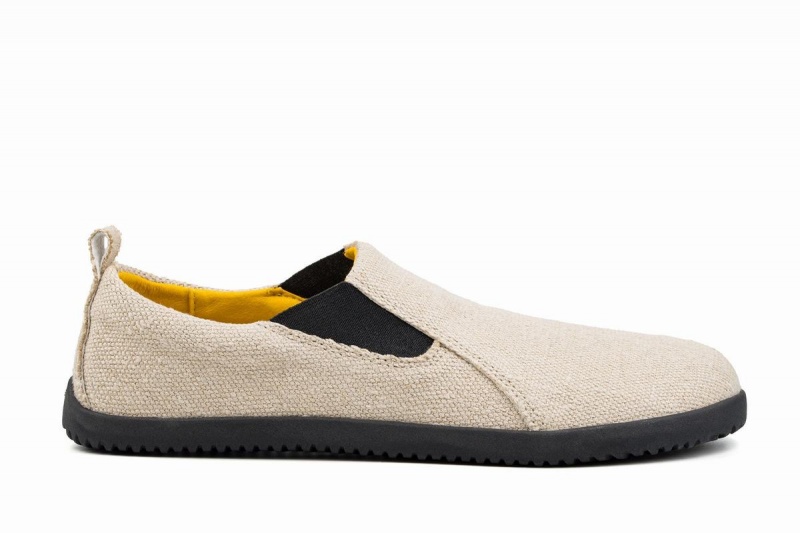 Pánské Slip On Tenisky Ahinsa Hemp Barefoot Béžový | UOA9473QD